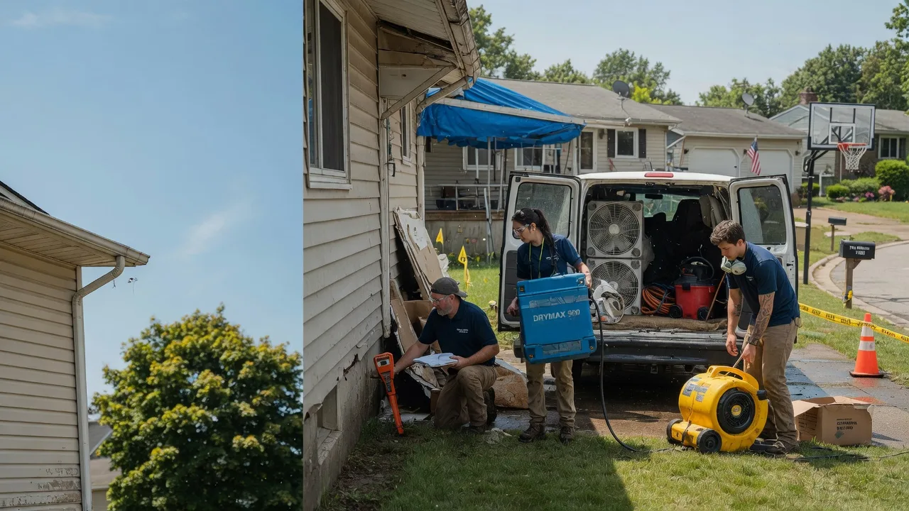Ceiling Leak Cleanup in Green Valley, IL near me